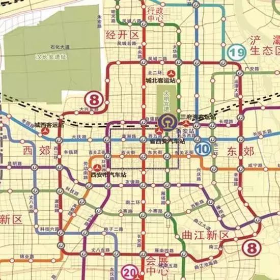 西安地鐵8號線最新站點(diǎn)概覽