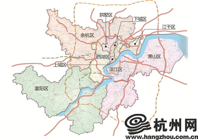 最新杭州市區(qū)地圖解析