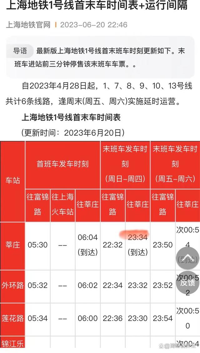 上海地鐵1號線最新時刻表詳解